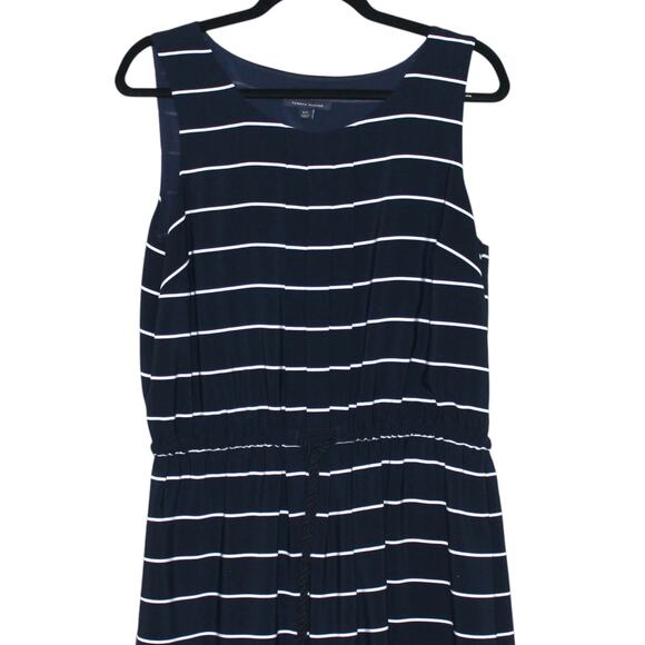 Tommy Hilfiger Blue/Red Sleeveless Long Dress Large - Picture 4 of 7